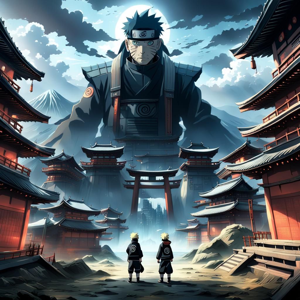 Epic Naruto Digital Matte Painting
