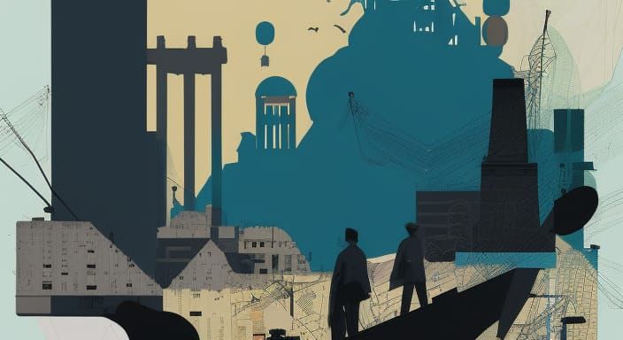 Gaza: Evocative Vector Art Illustration of Confined Living