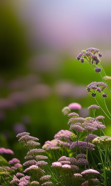 Beautiful flower meadow Professional photography, bokeh, natural lighting, canon lens, shot on dslr 64 megapixels sharp ...
