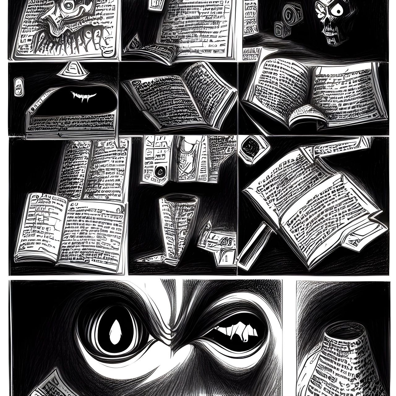 Mysterious Pages from an Evil Tome