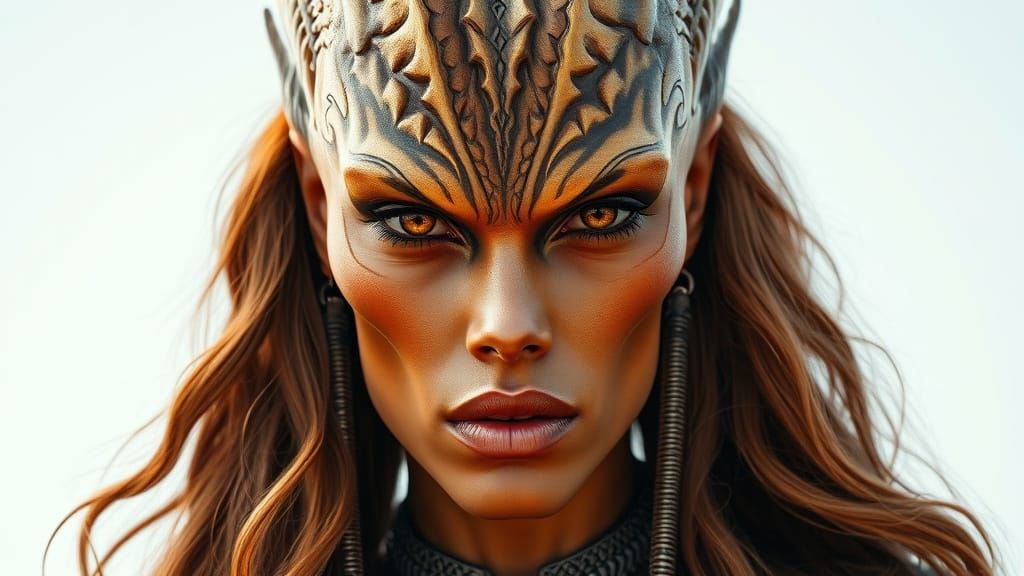 Fierce Female Klingon Warrior