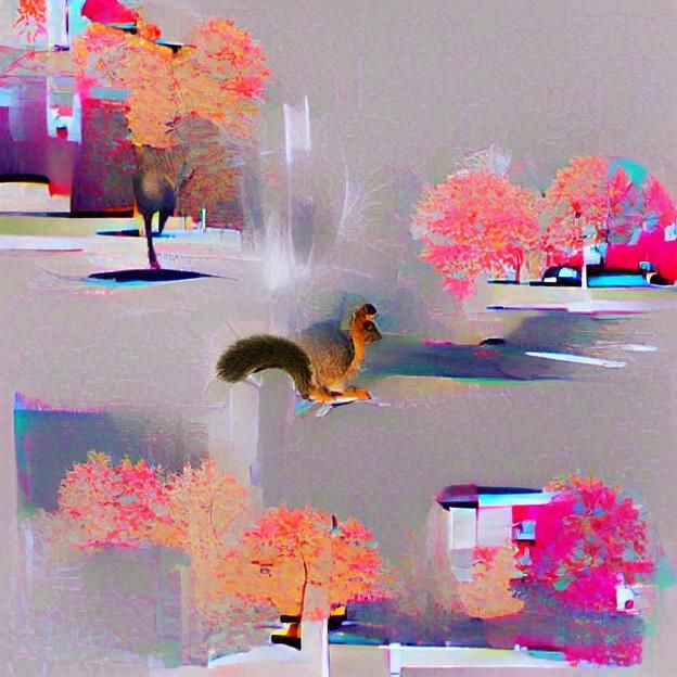Squirrel Image Generated by AI