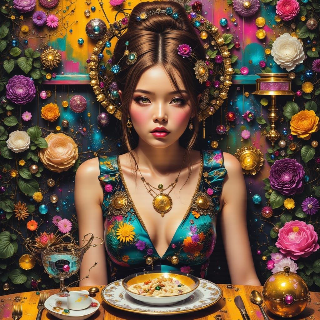 Surreal Portrait of a Soup Connoisseur