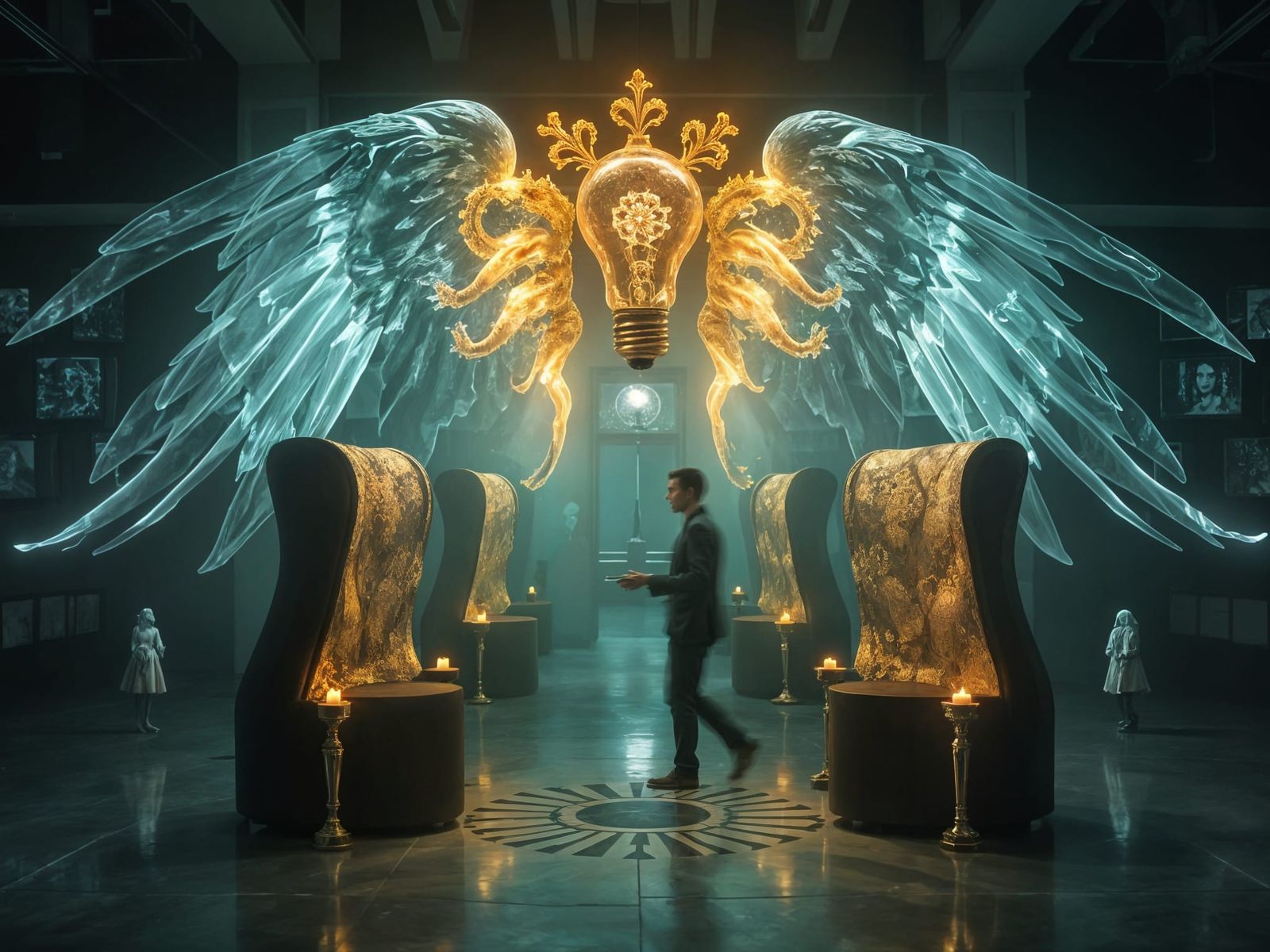 Ideas of Us in Illusive Hallucinatory Imagined Dreams