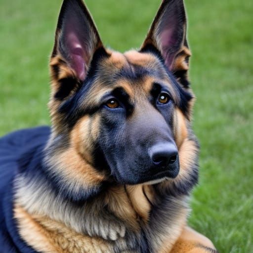 High Resolution Image of a German Shepherd