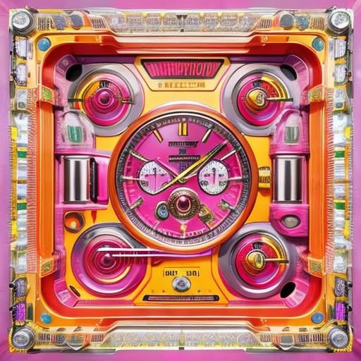 Retrofuturistic Sex, Drugs, and Rock and Roll Scene