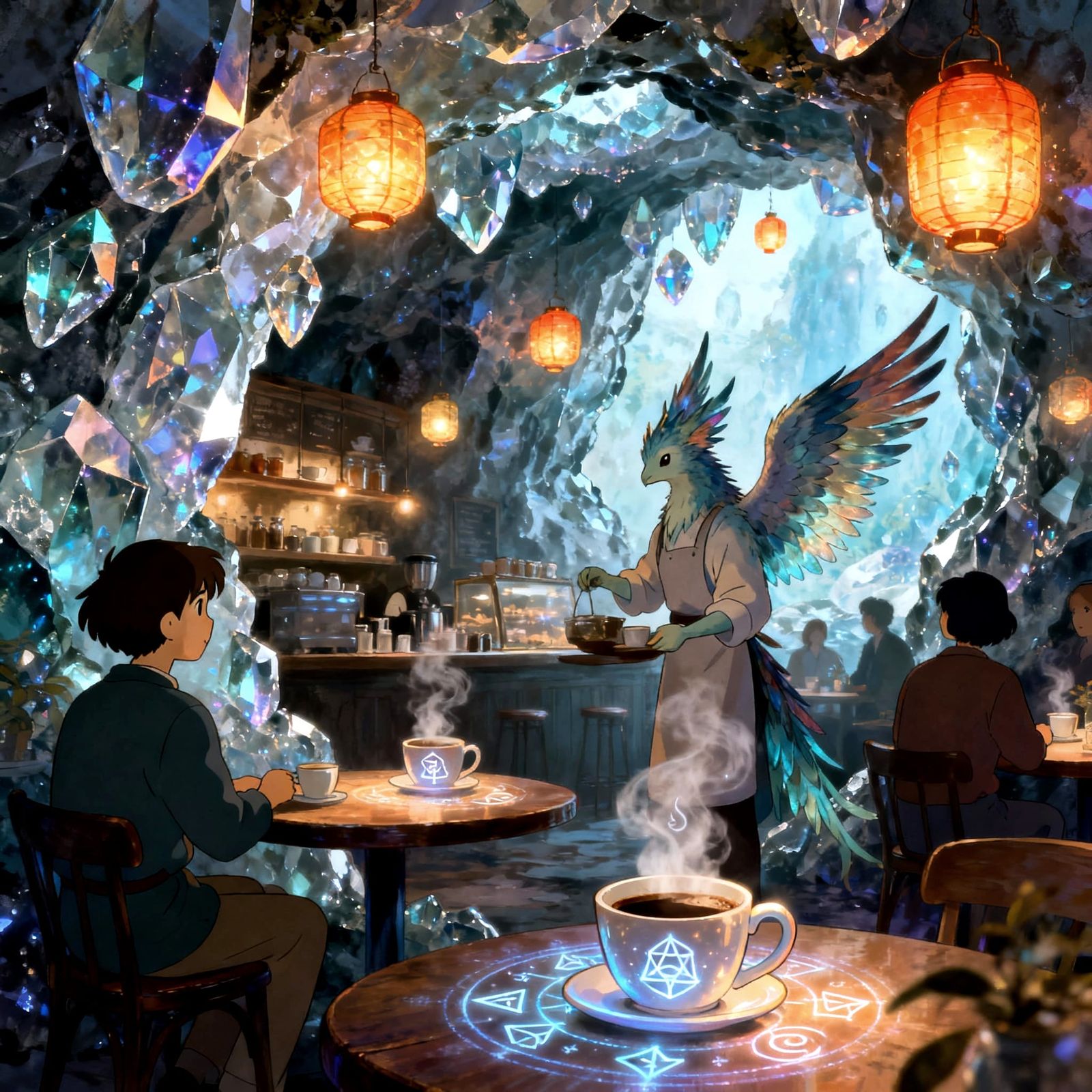 Crystal world cafe