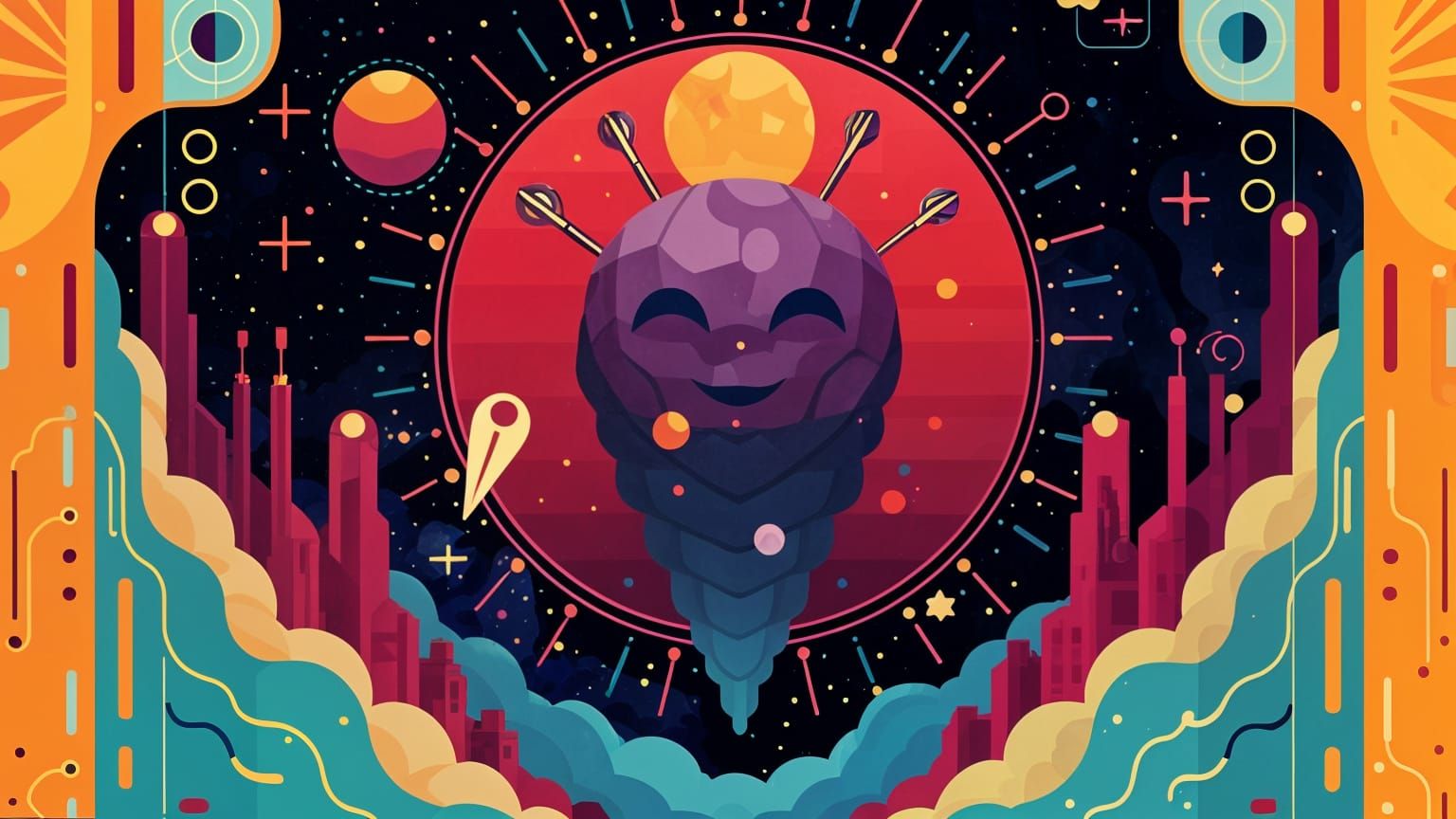 AI Interpretation of 'Space Age Ghosts'