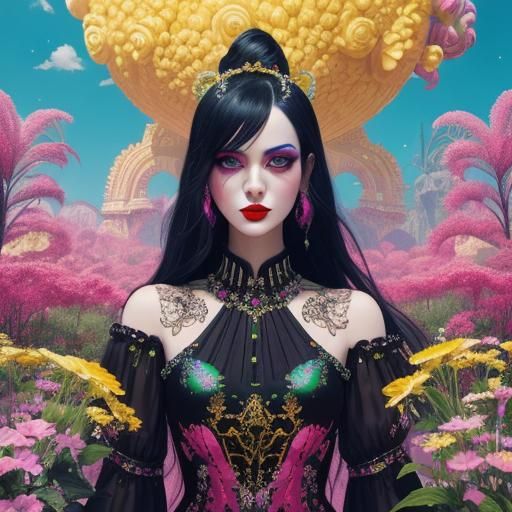 Alien Flower Lady DSv82 - 3