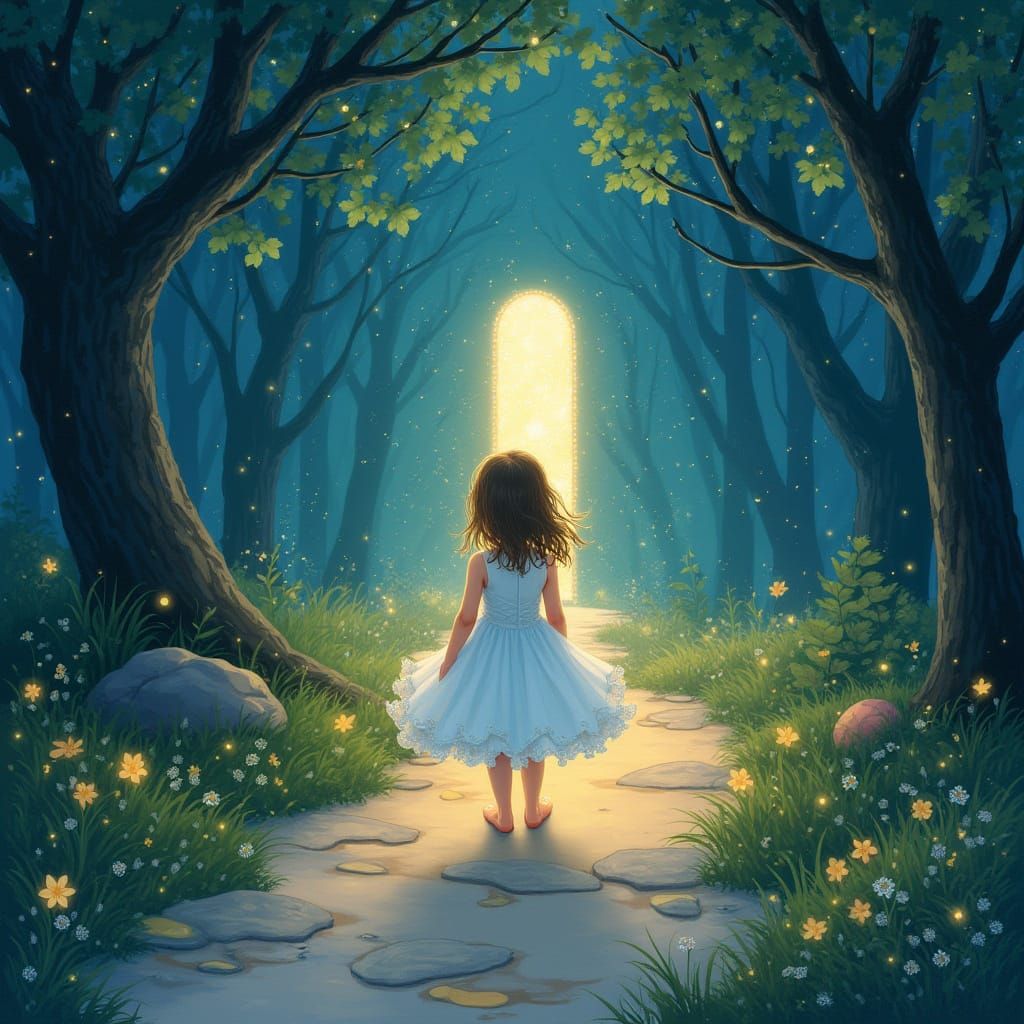 Mystical Pathway to Heaven: A Surrealist Vision