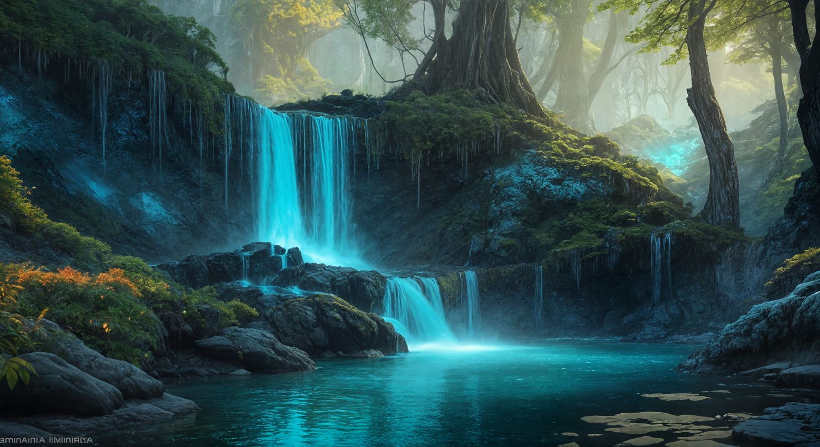 Epic Waterfalls - Dreamshaperv8