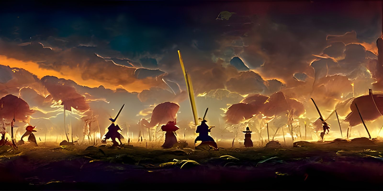Epic Battle: Light Versus Shadow in Digital Art