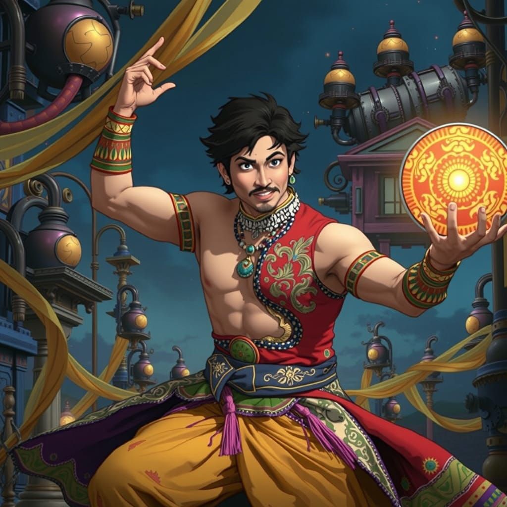 Directed by Hayao Miyazaki, choreographed by Saroj Khan, music by Nine Inch Nails