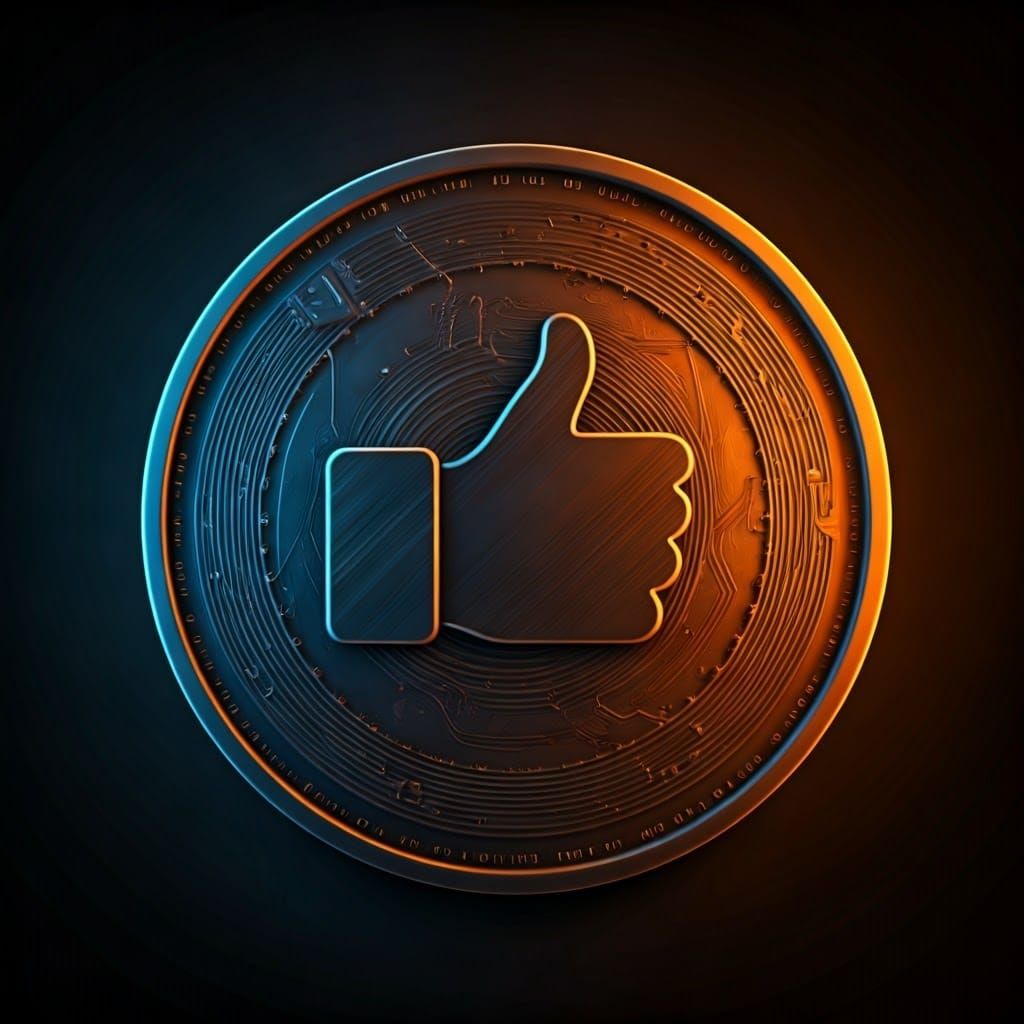 Modern Digital Coin with Matte Painting Style