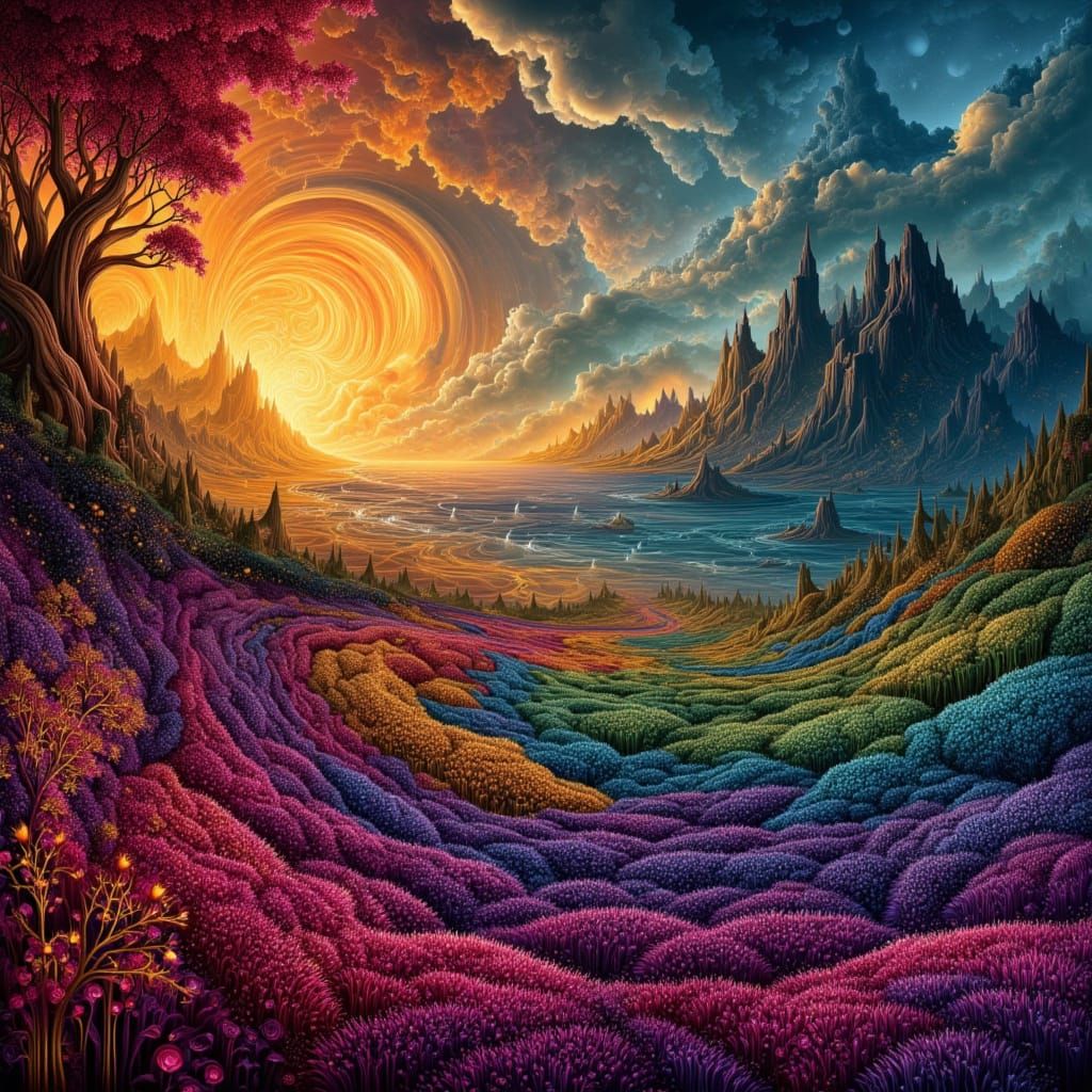 <lora:Carpet Theory Xtreme:1.0> .black, cherry red, teal, ye...