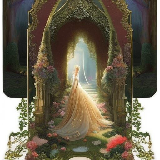 Sleeping Beauty: Macabre Fairytale in Golden Age Style