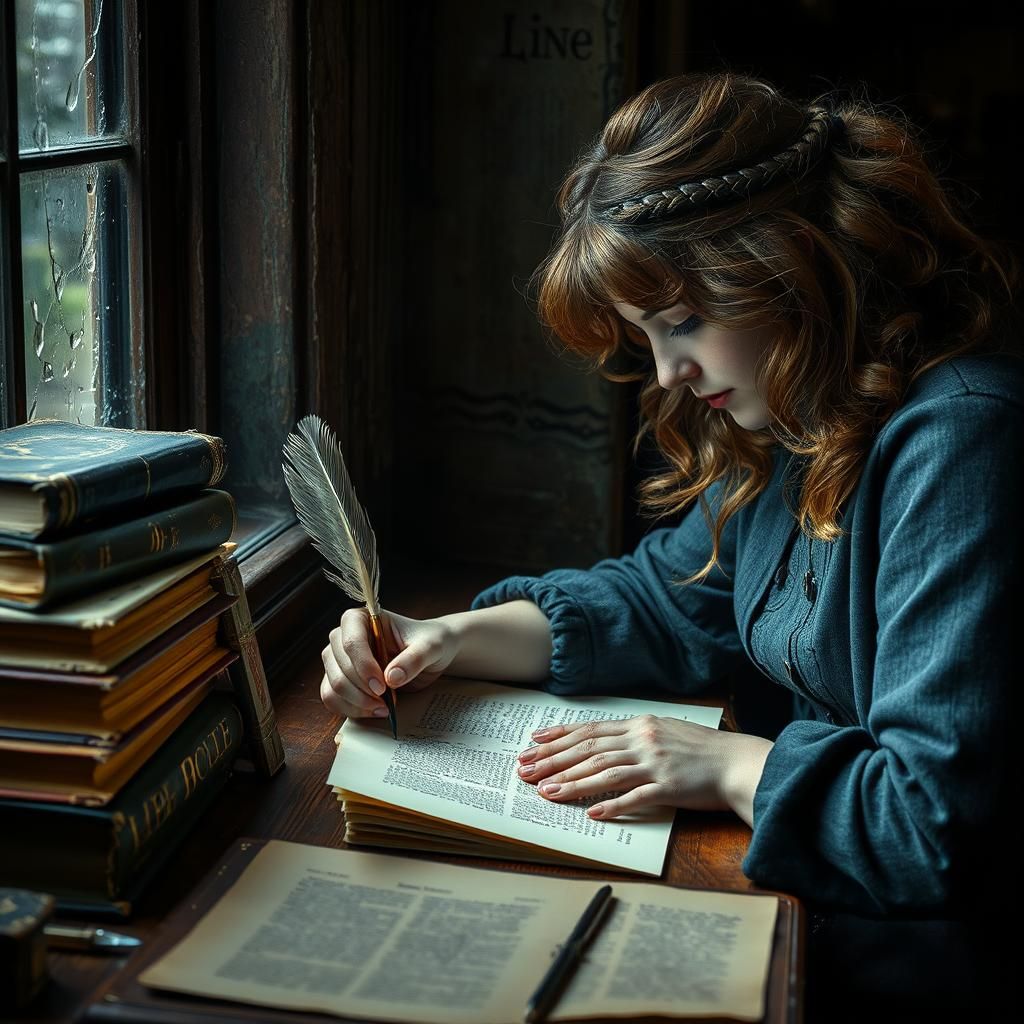Hermione Granger Study Session at Hogwarts
