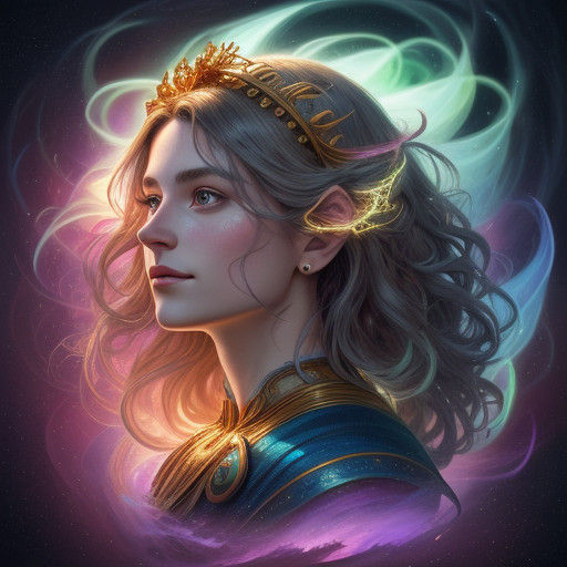 Venus Goddess of Eros and Beauty in Ethereal Light