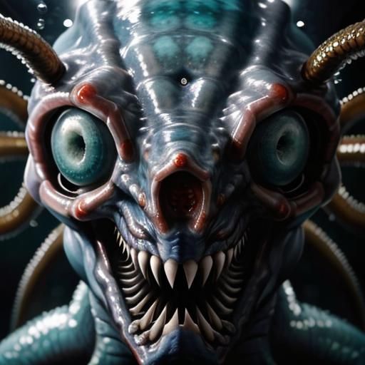 Underwater Photo of a Monstrous Eye