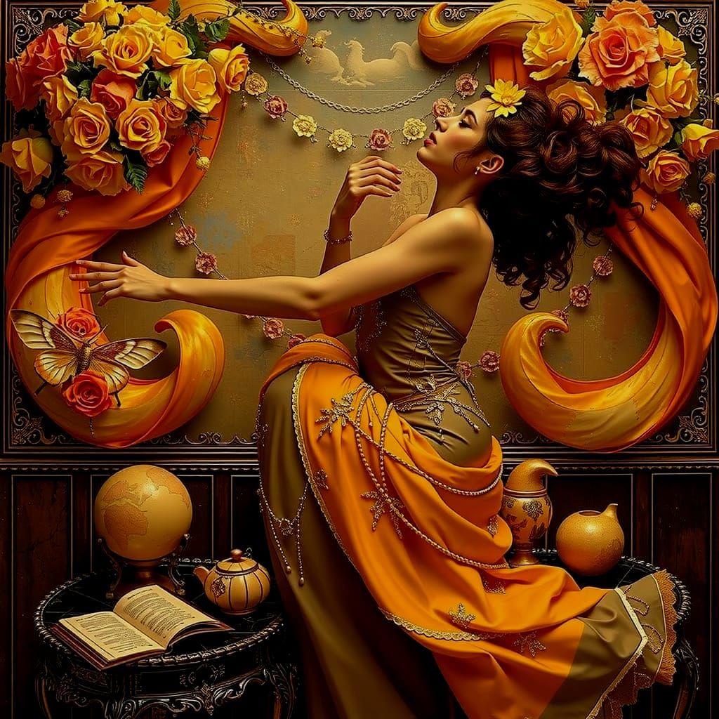 Maximalist Opulence With Triadic Colors