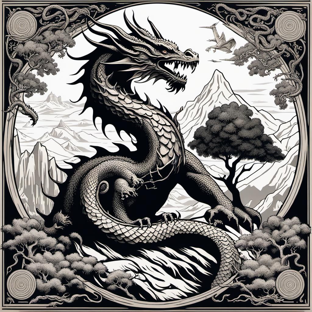 Nidhoggwestor Dragon vs Hydra: Mythological Battle
