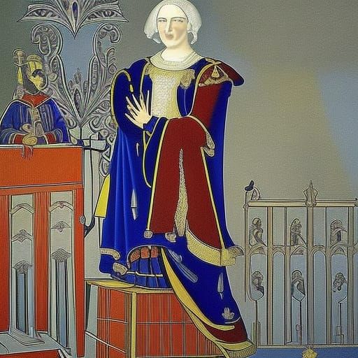 Abstract Fantasy Portrait of Hans Christian Andersen