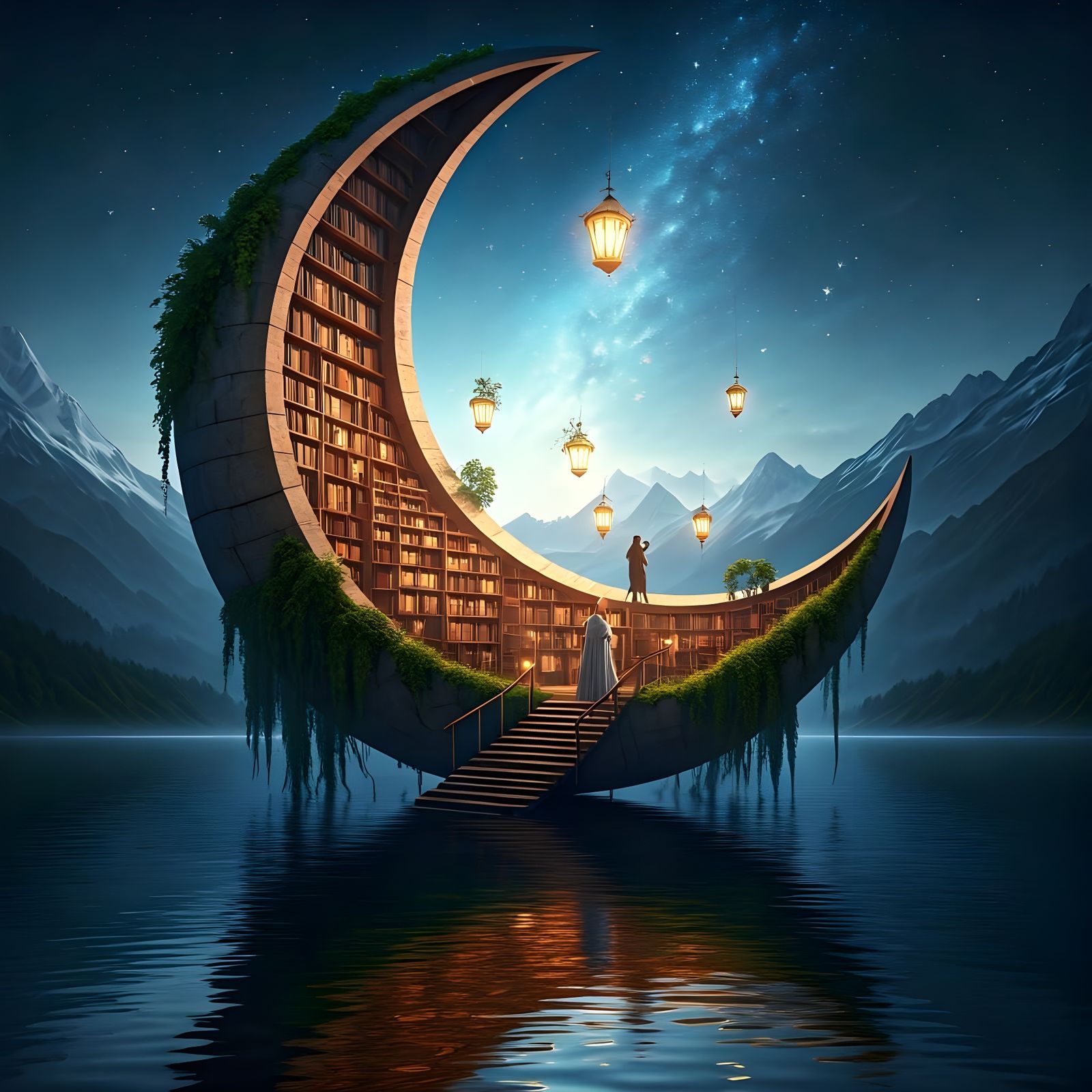 Ethereal Library of the Crescent Moon