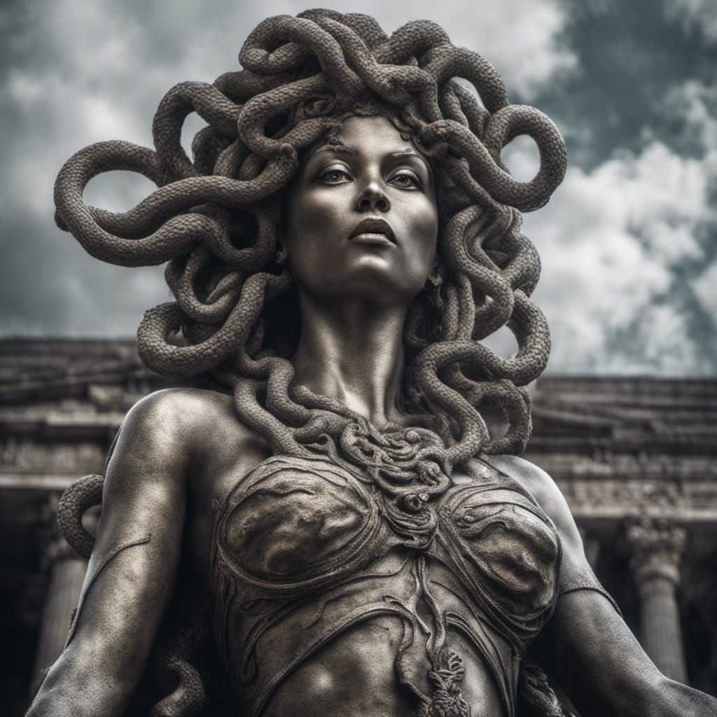 Hyperrealistic Medusa Goddess in 2023