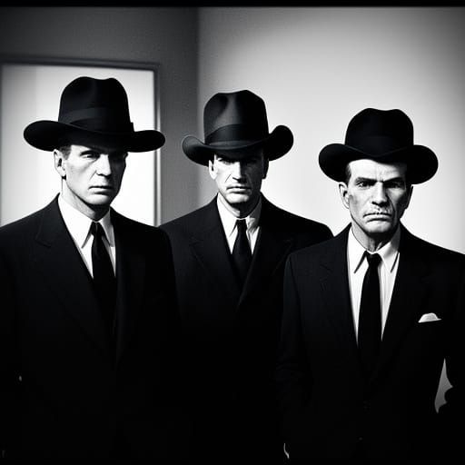 Men in Shadows: A Film Noir Snapshot