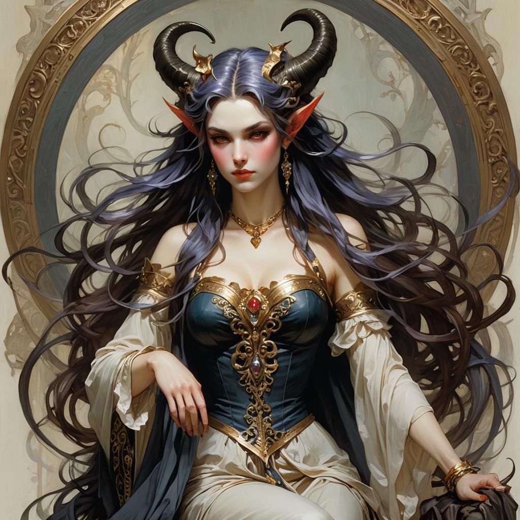 Tiefling maiden