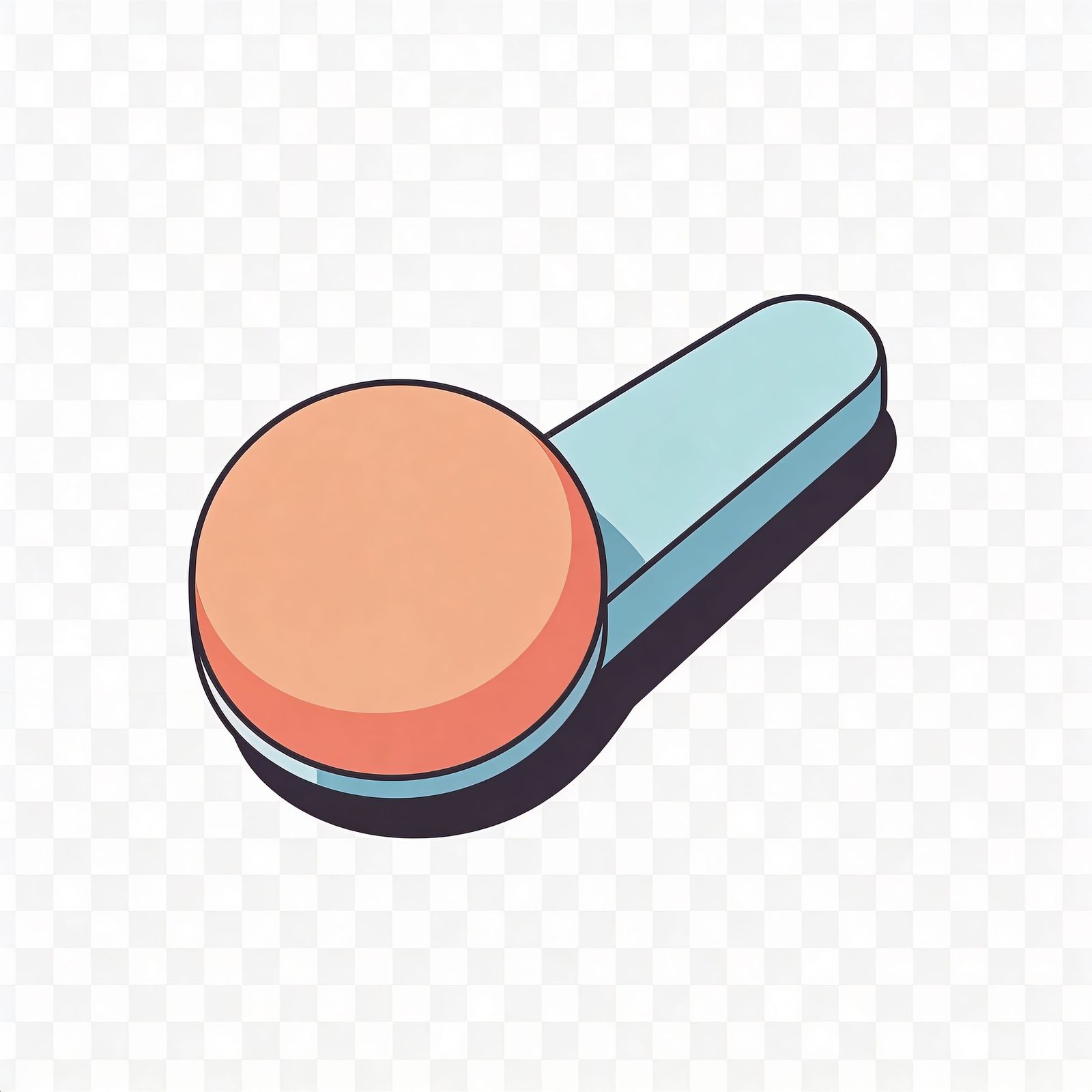 Clean Flat Vector Object Illustration