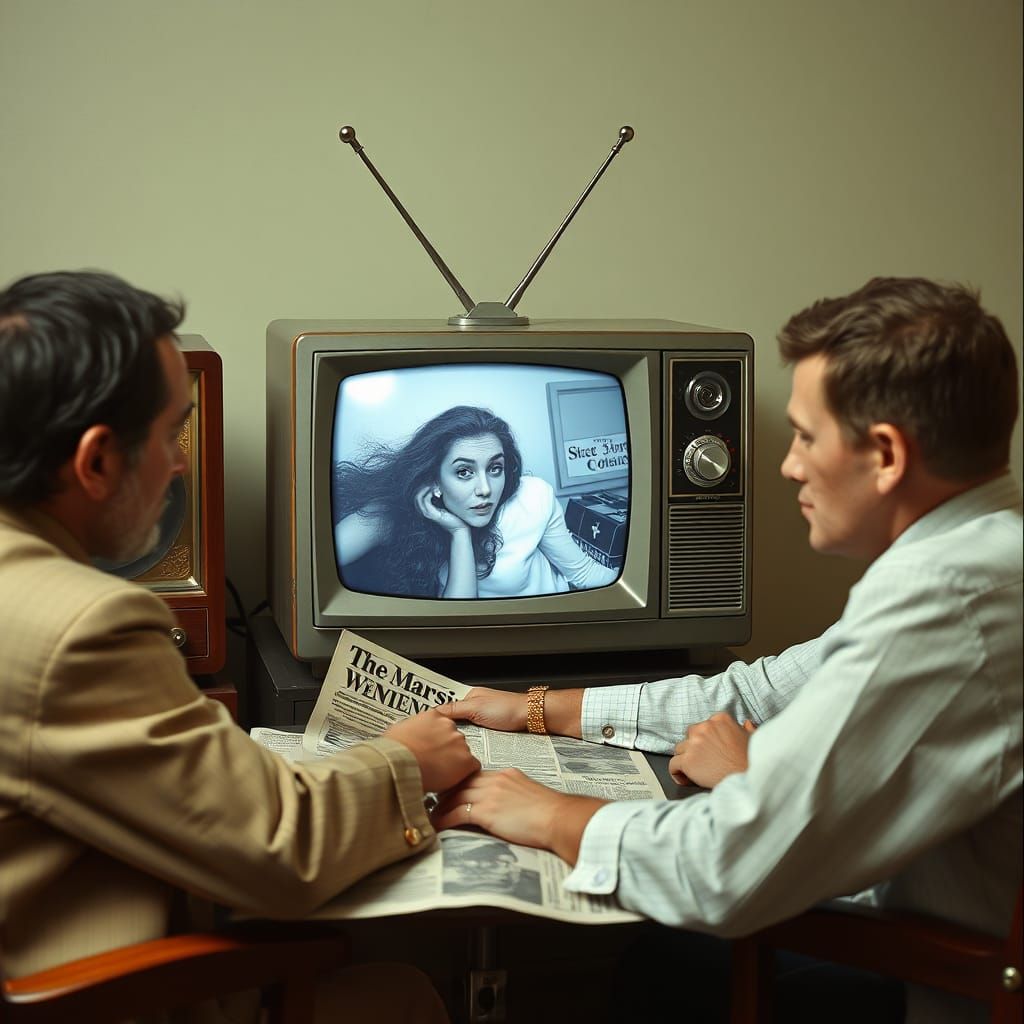 Weird Massurrealism: Newspaper and Television Fusion