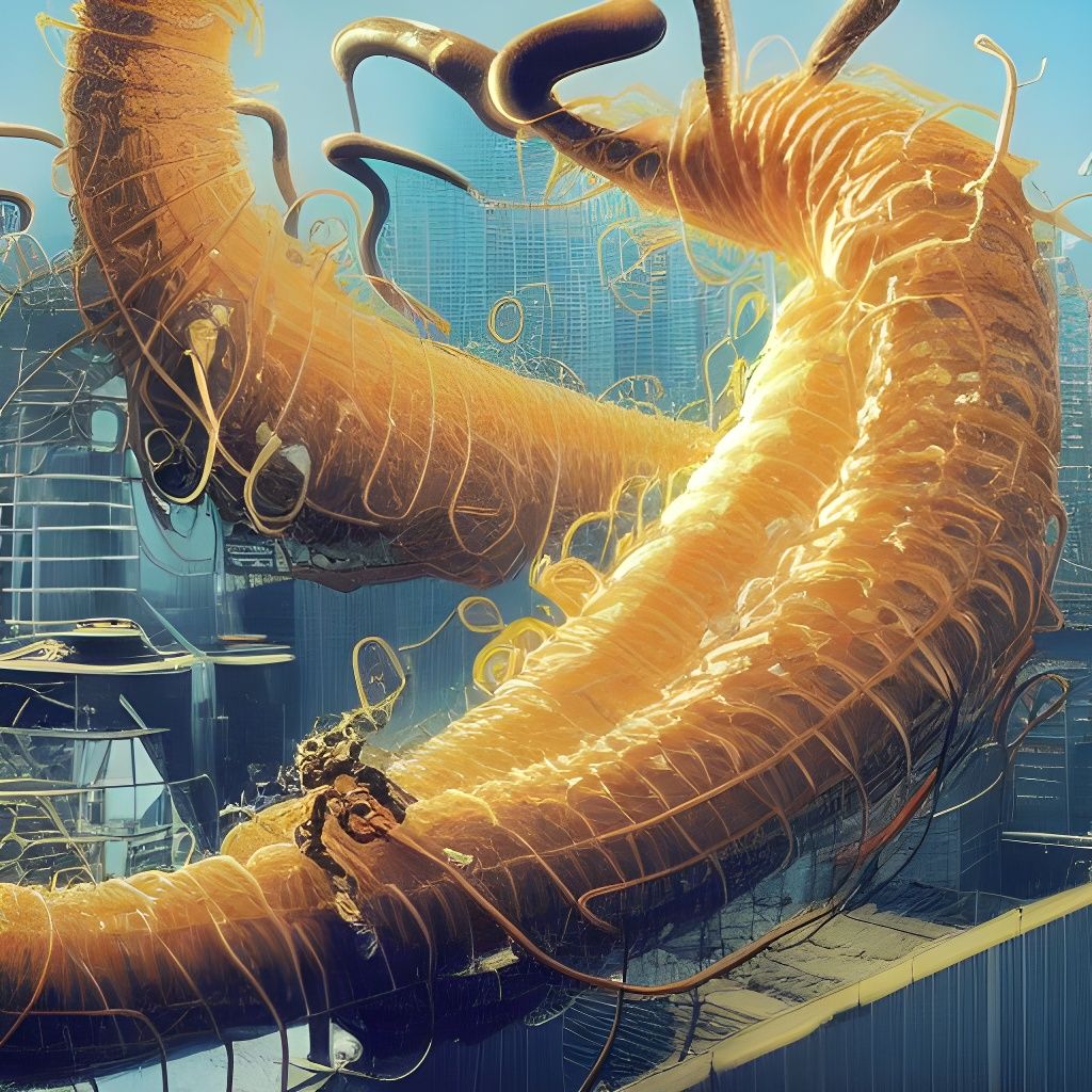 Parasitic Mayonnaise Worms: A Grotesque Masterpiece