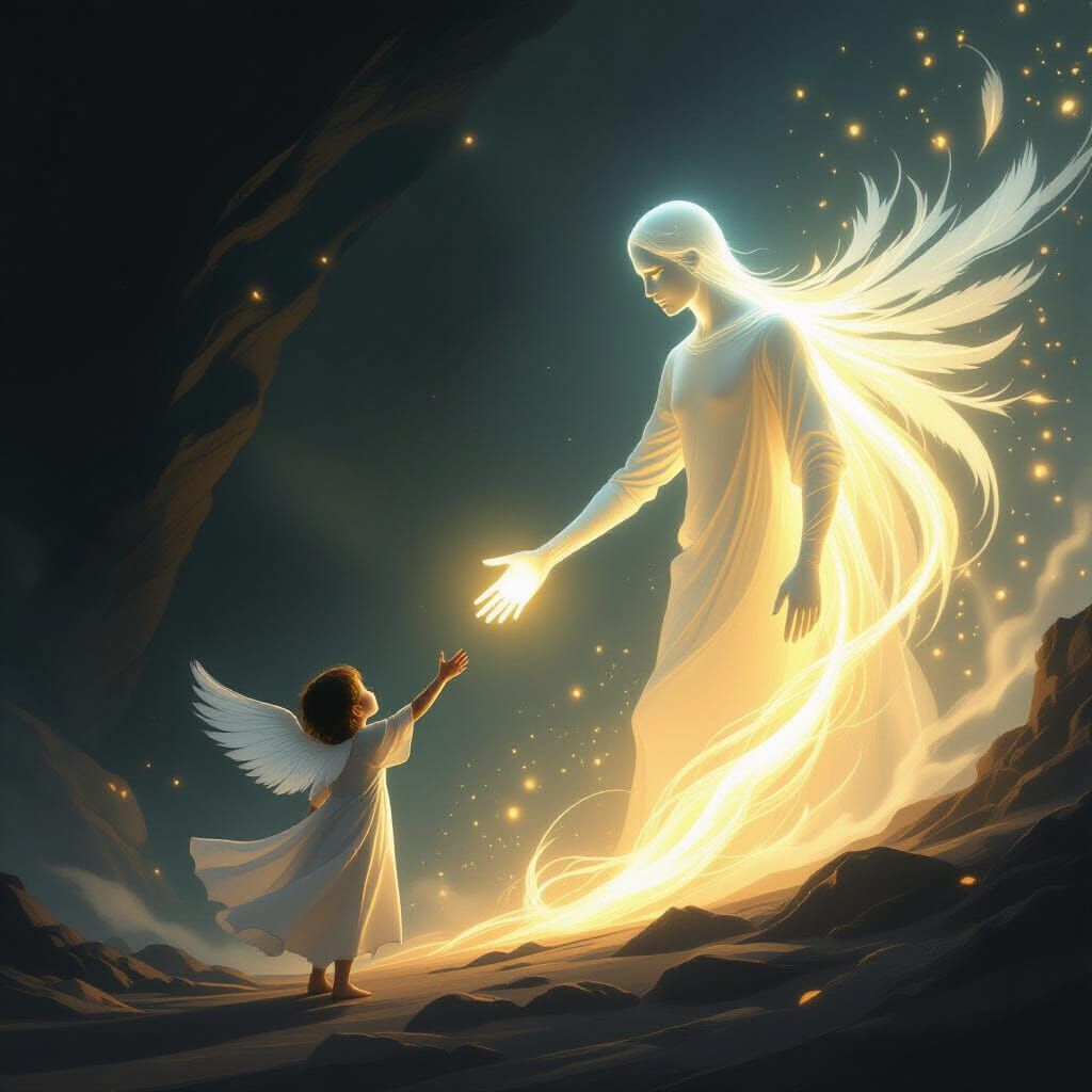 Divine Intervention of Light Shielding the Unaware