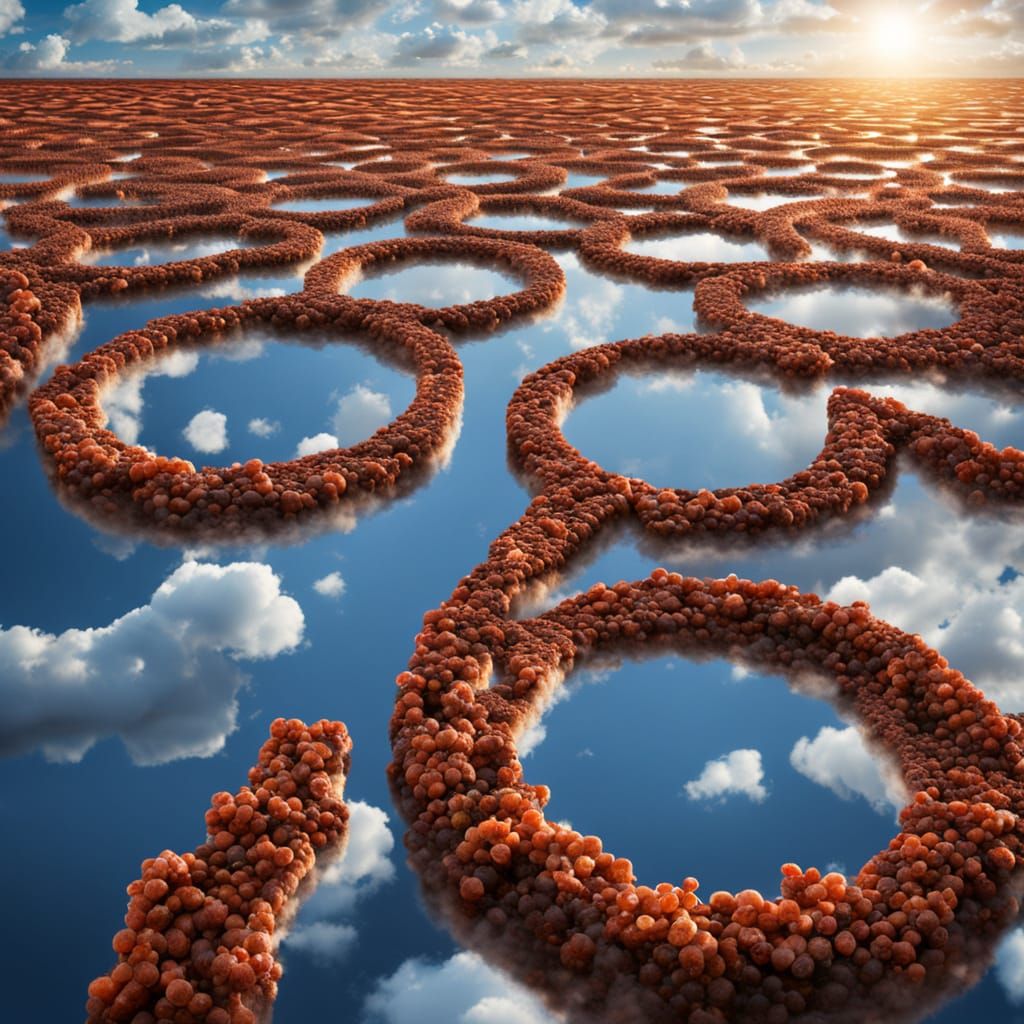 Optical Illusions in Nature's Patterns