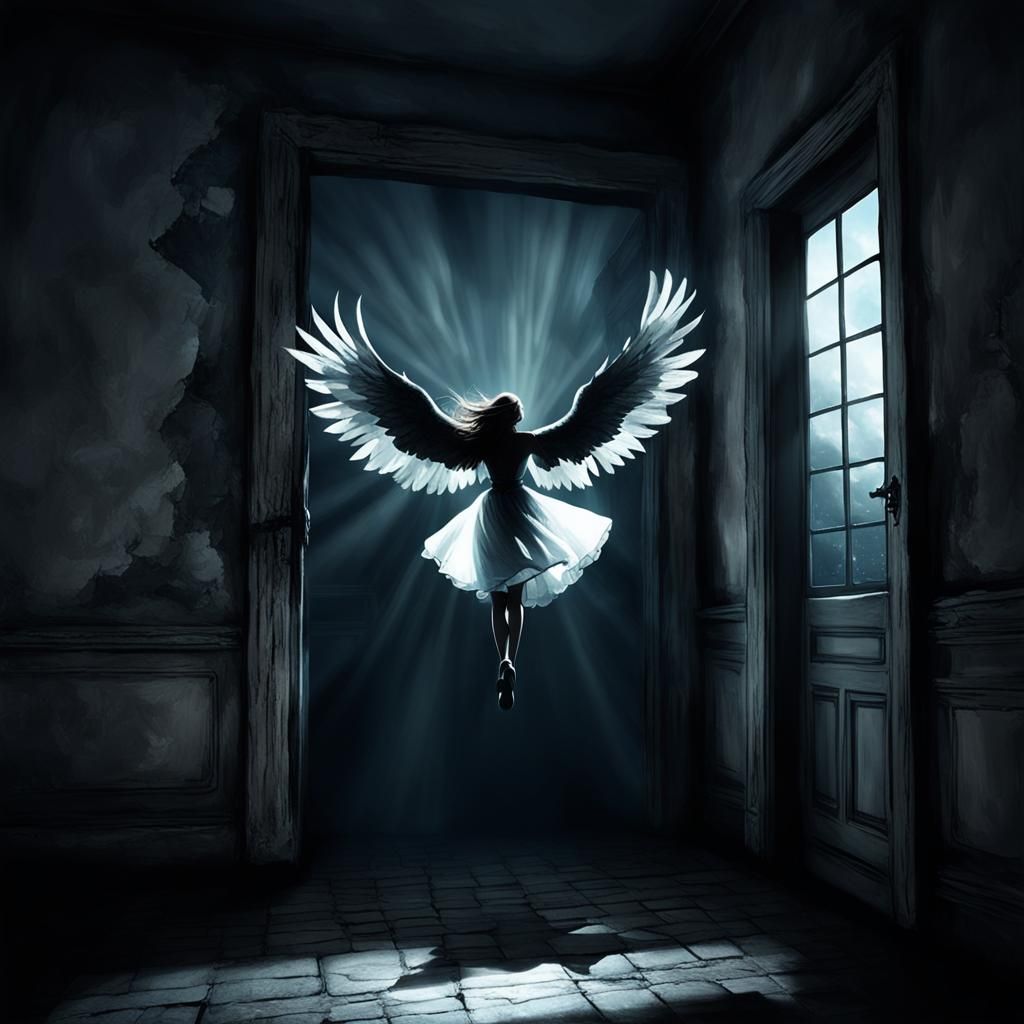 Abstract Art: Waiting in Complementary Colors