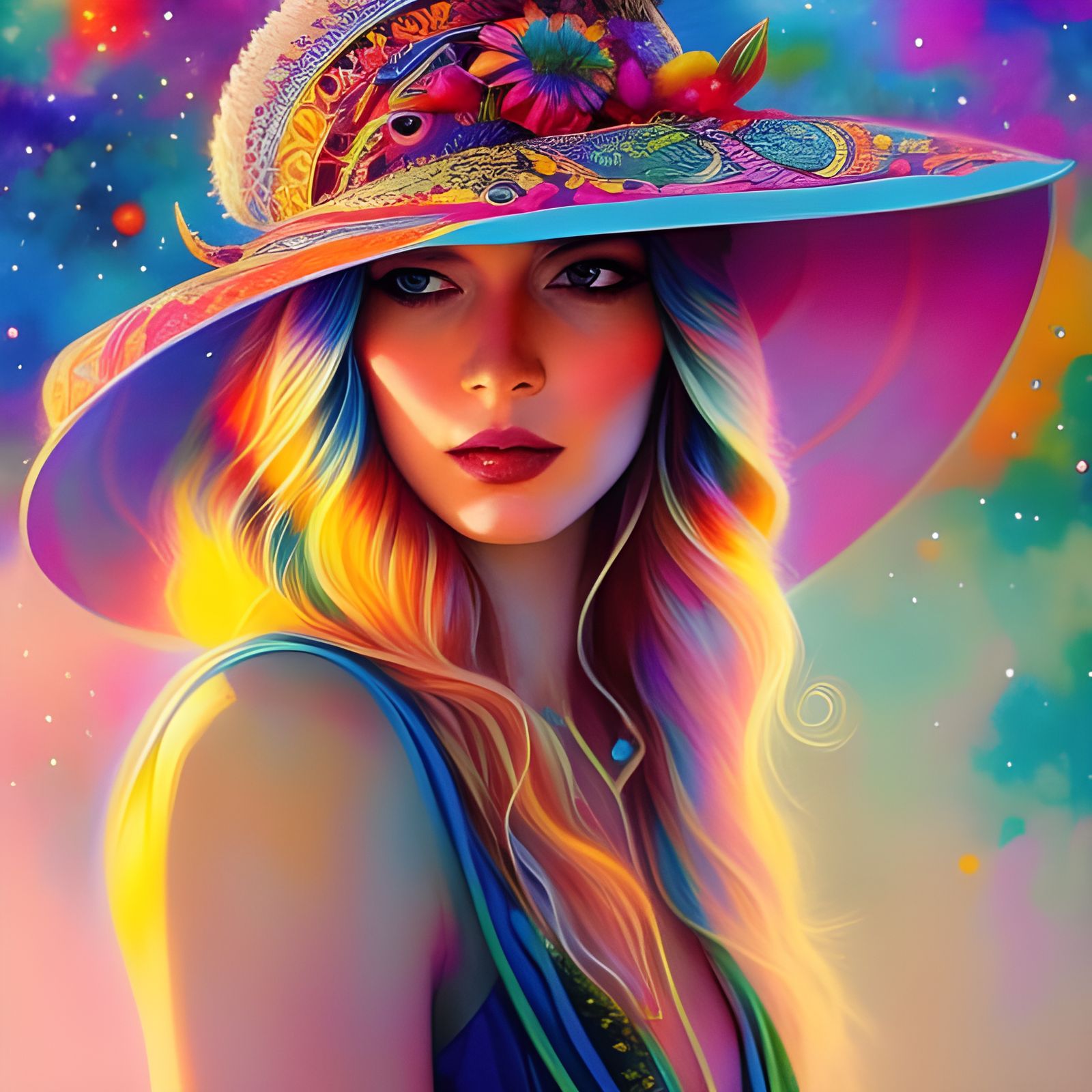 Beautiful hippy hat