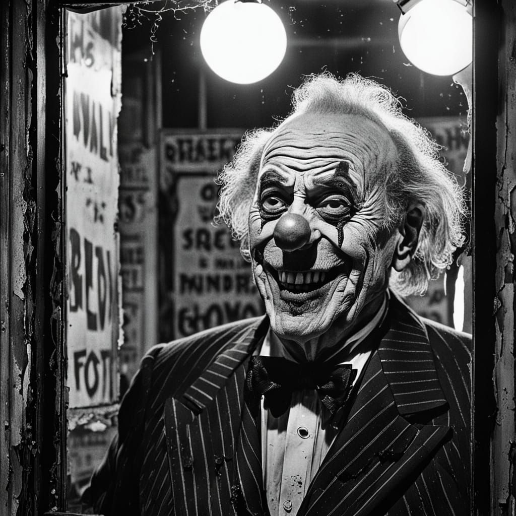 Vaudeville Clown's Last Show