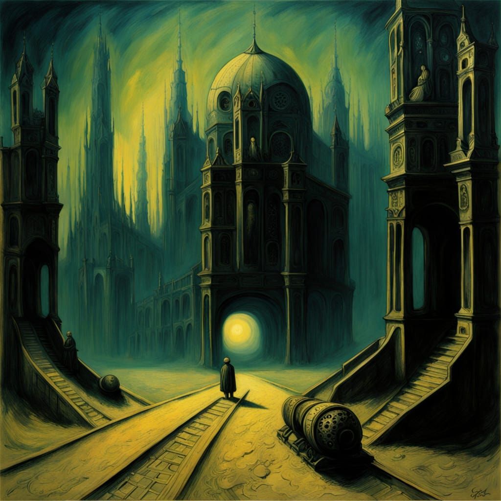 Golden Mechanical Device in Metaphysical Decay