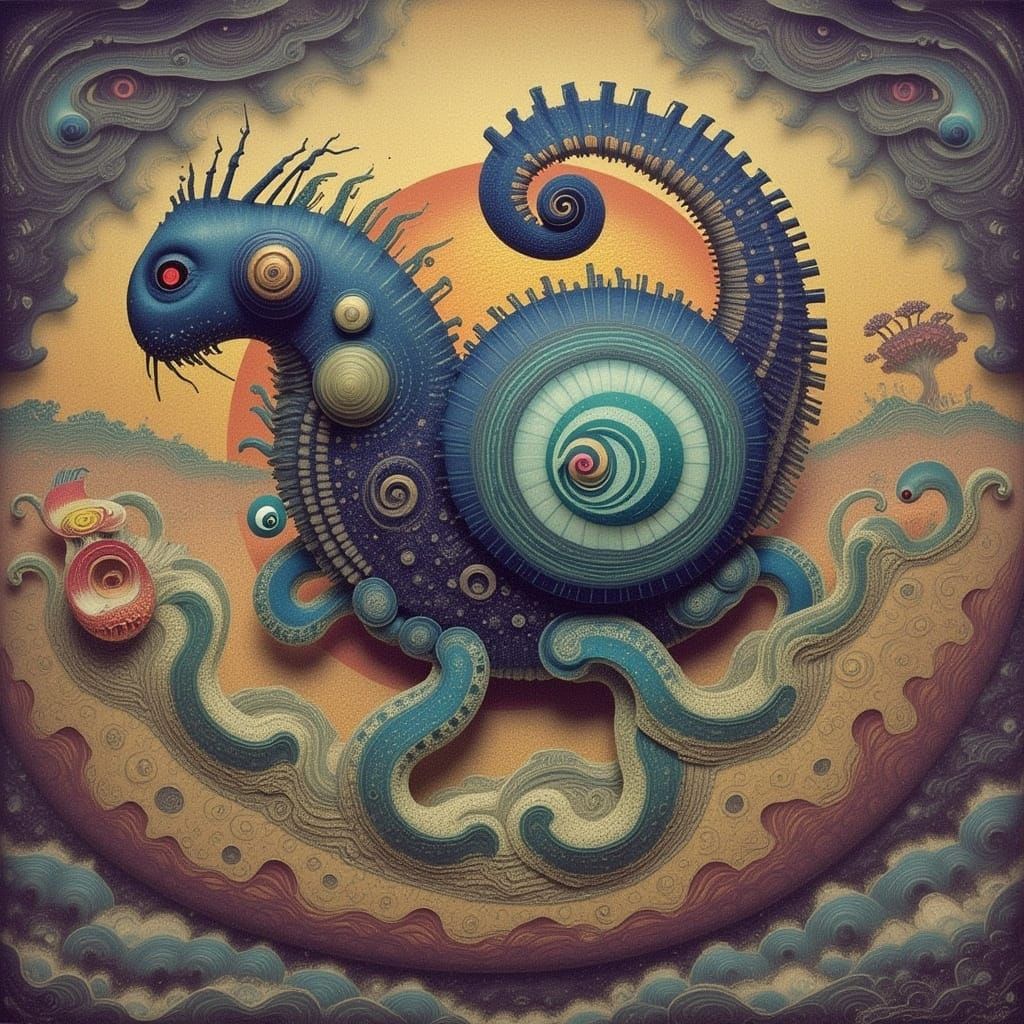 Zen Garden Stonescape with Cicada Song