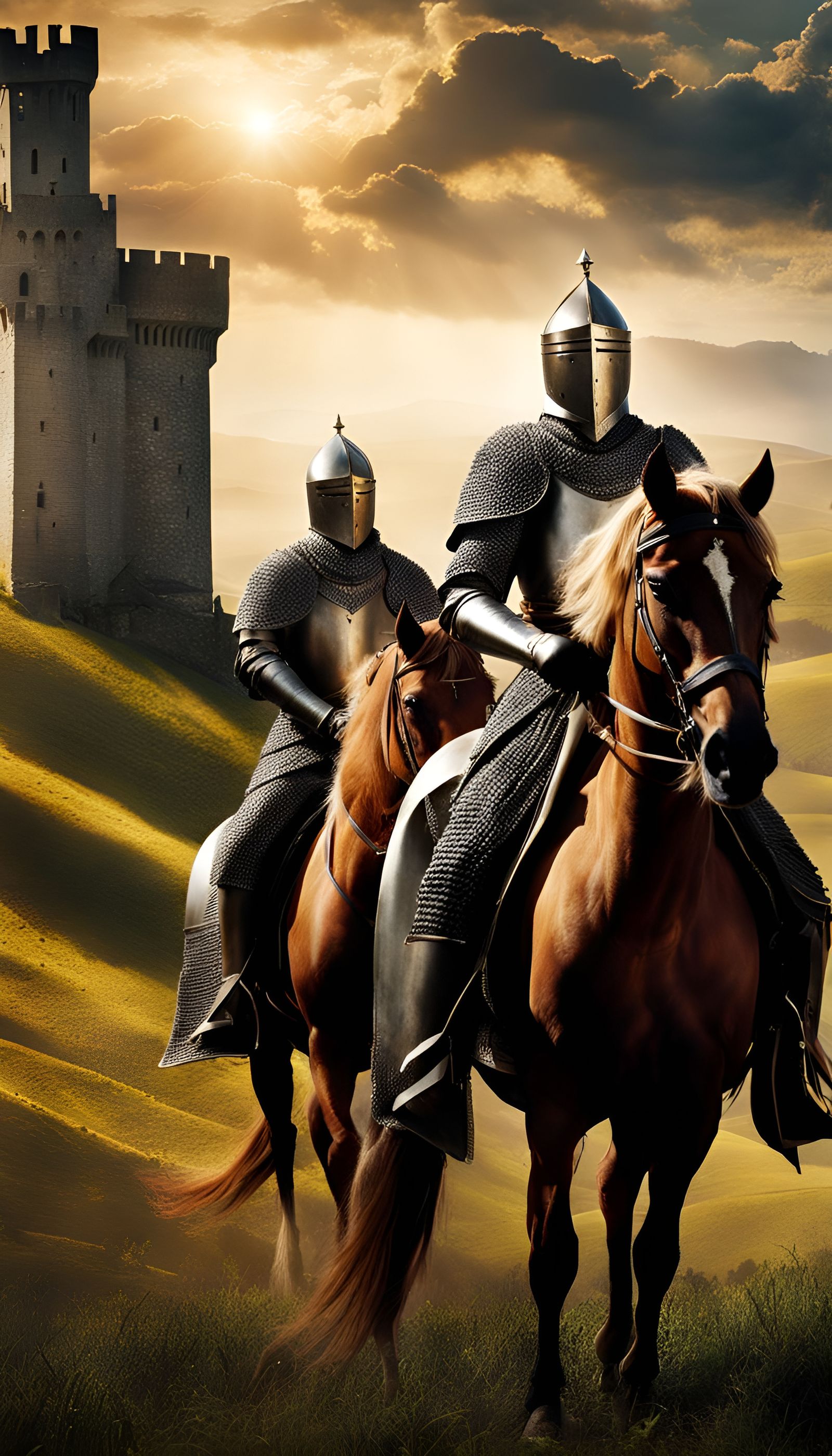 Medieval Knights Movie Poster Art