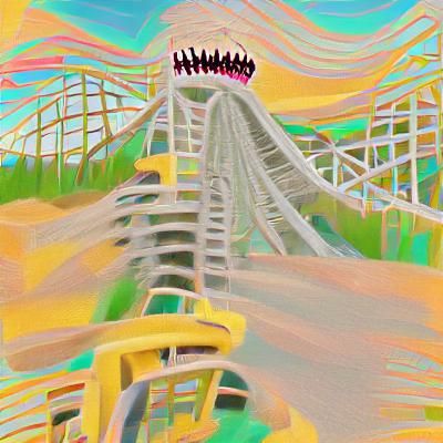 Exciting AI-Generated Rollercoaster Ride