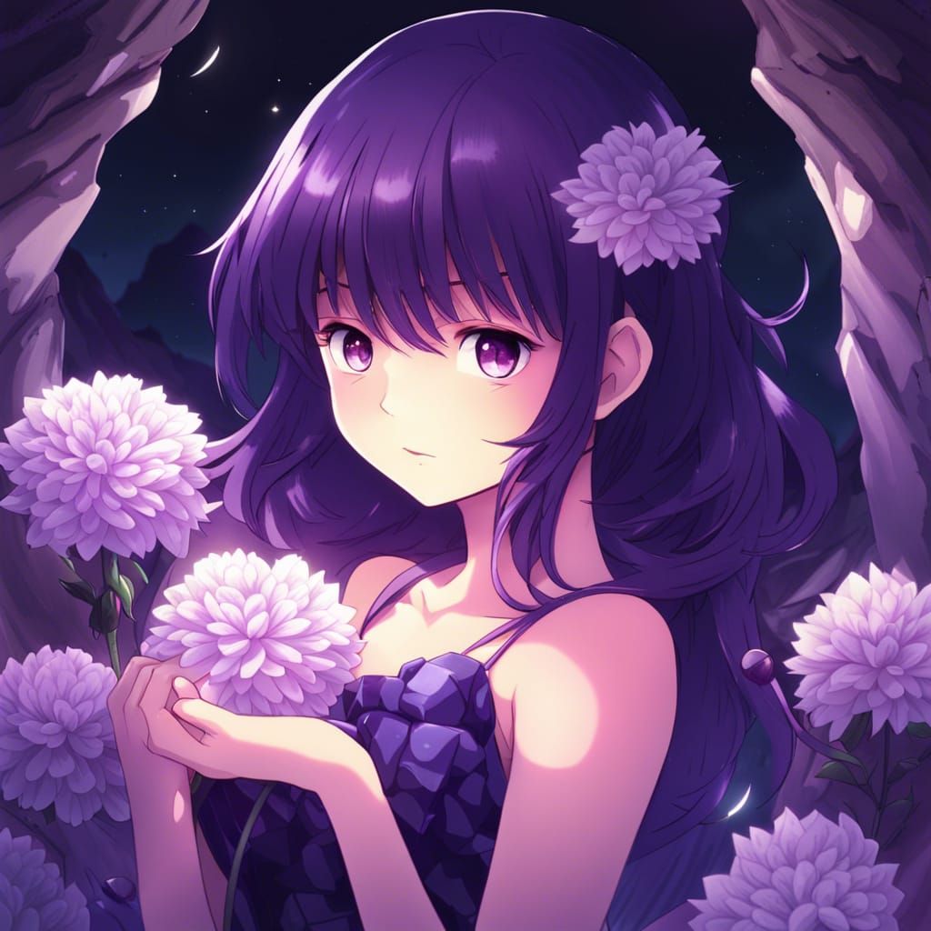 Girl in Alexandrite Cave, Anime Key Visual