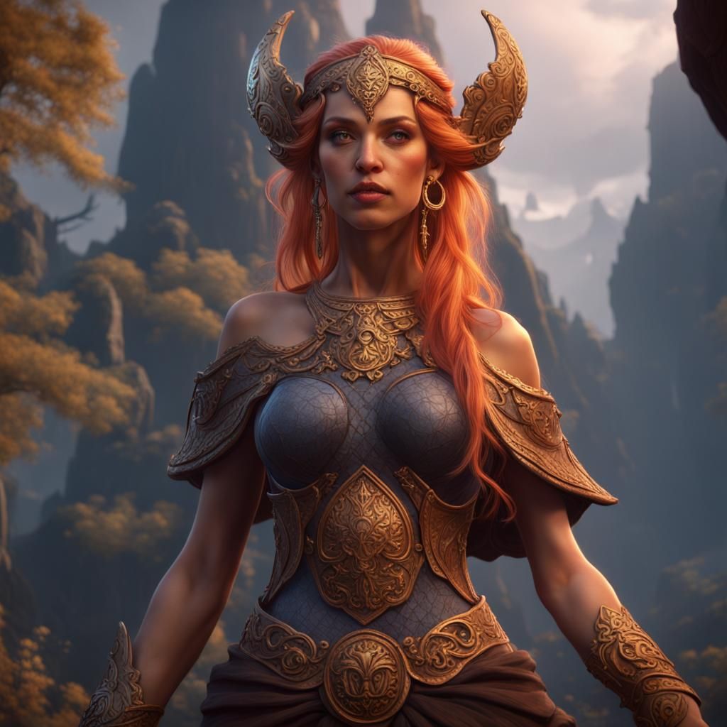 Mielikki: Goddess of the Forest in Fantasy Art