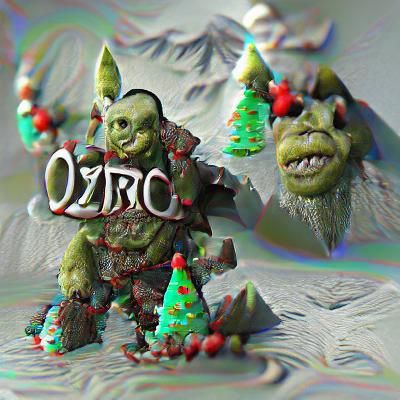 Festive Orc Celebrates Christmas in 8K 3D
