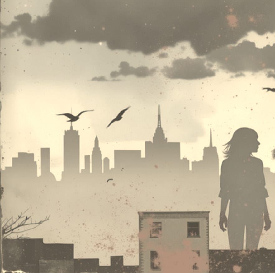 Ethereal New York City Stormscape in Edgy Modern Style