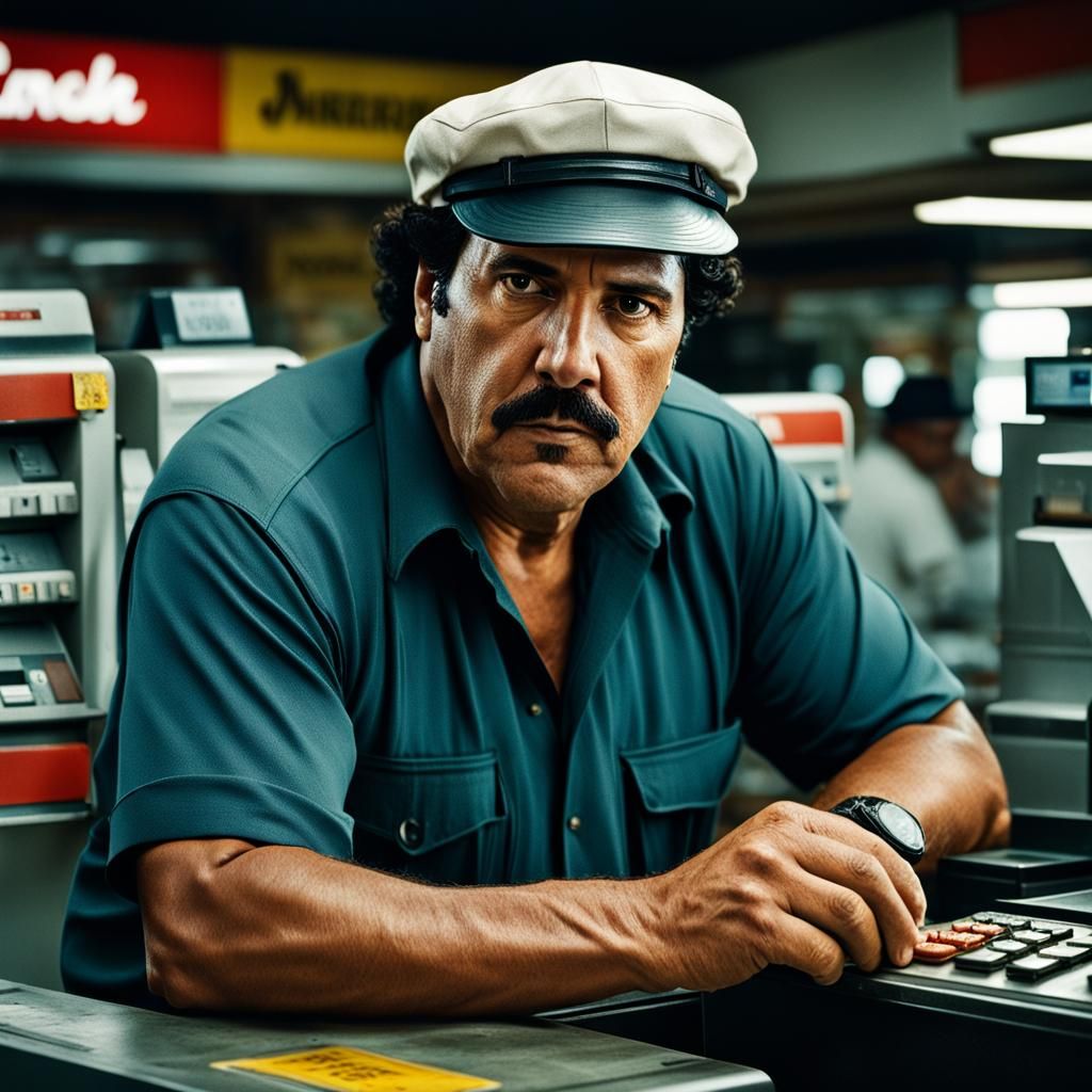 Gas Station Portrait Inspired by Professional Photography