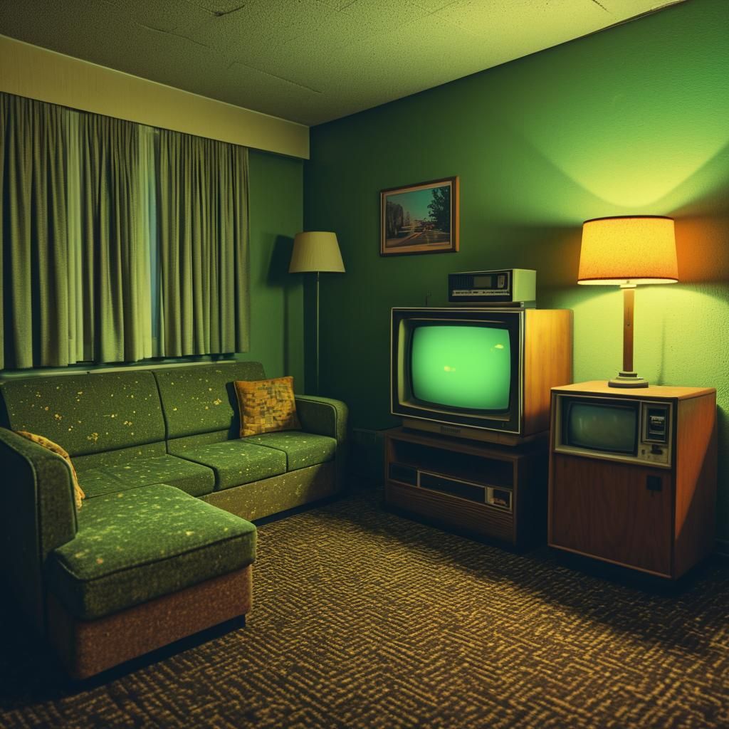 A room at the Cooper Motel