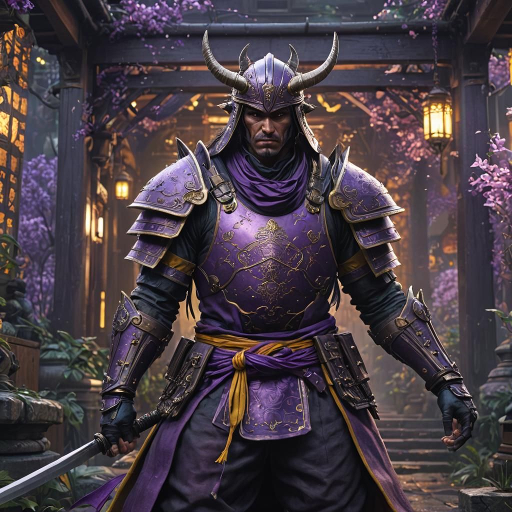 Cyber Samurai: Dark Fantasy Concept Art