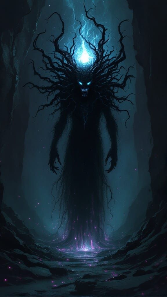 The Null Emerges from Shadows in Dark, Ominous Form